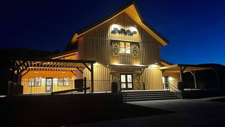 Exterior of the Custer State Park Bison Center