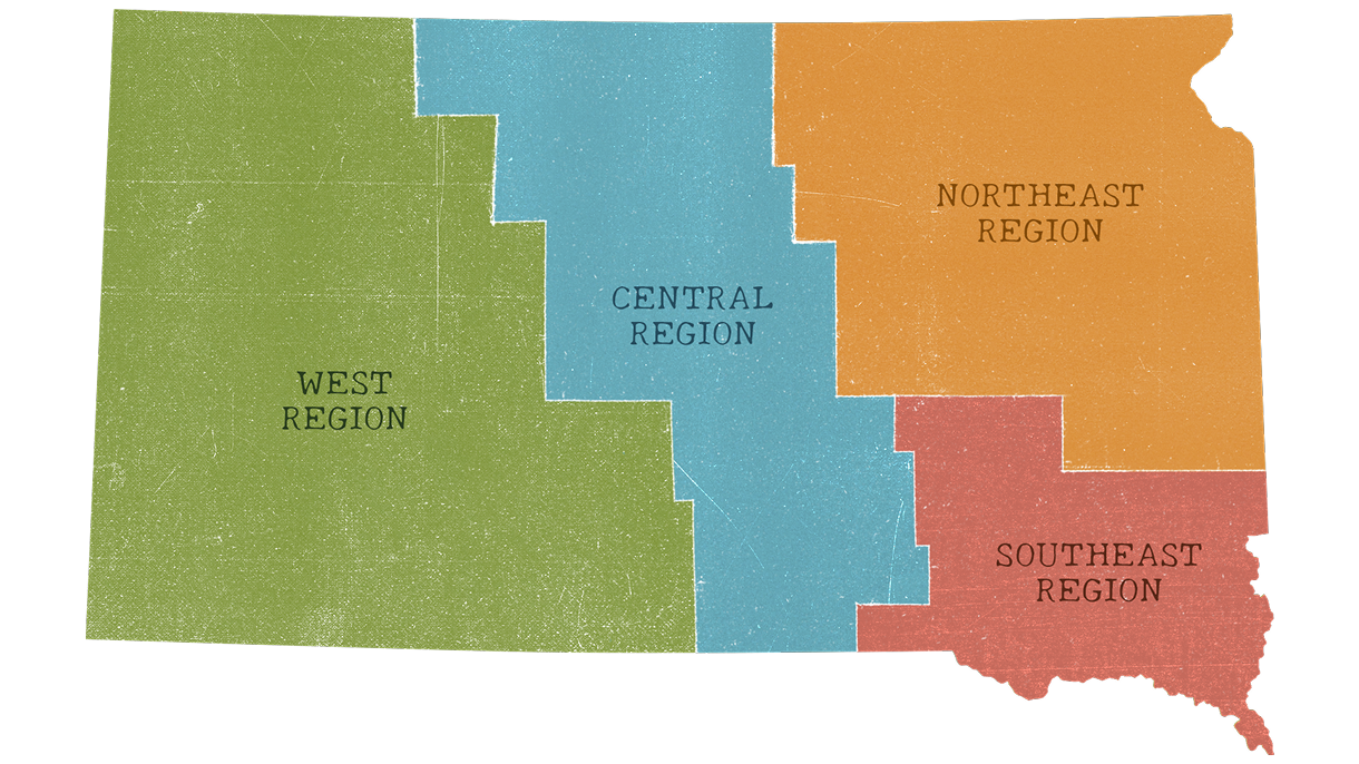 Interactive Project Map of South Dakota