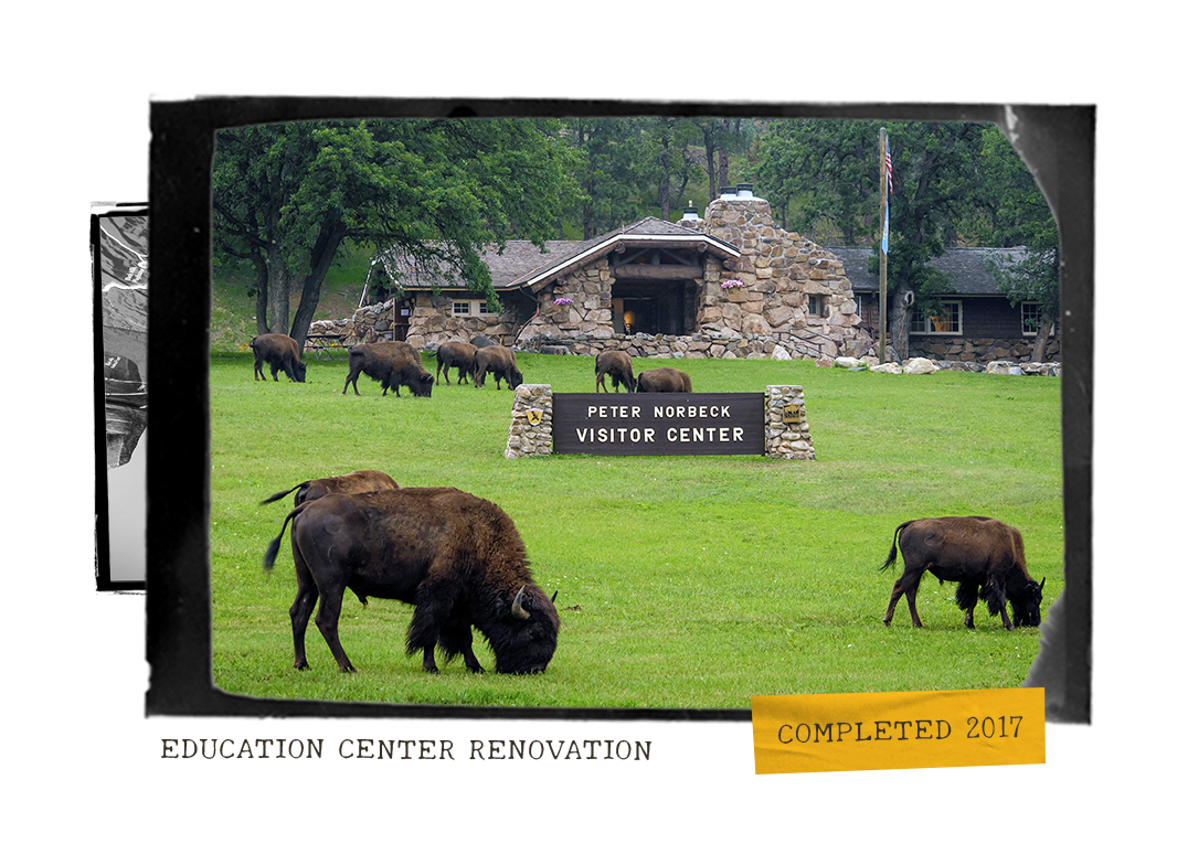 Peter Norbeck Visitor Center's Education Center renovations were completed in 2017