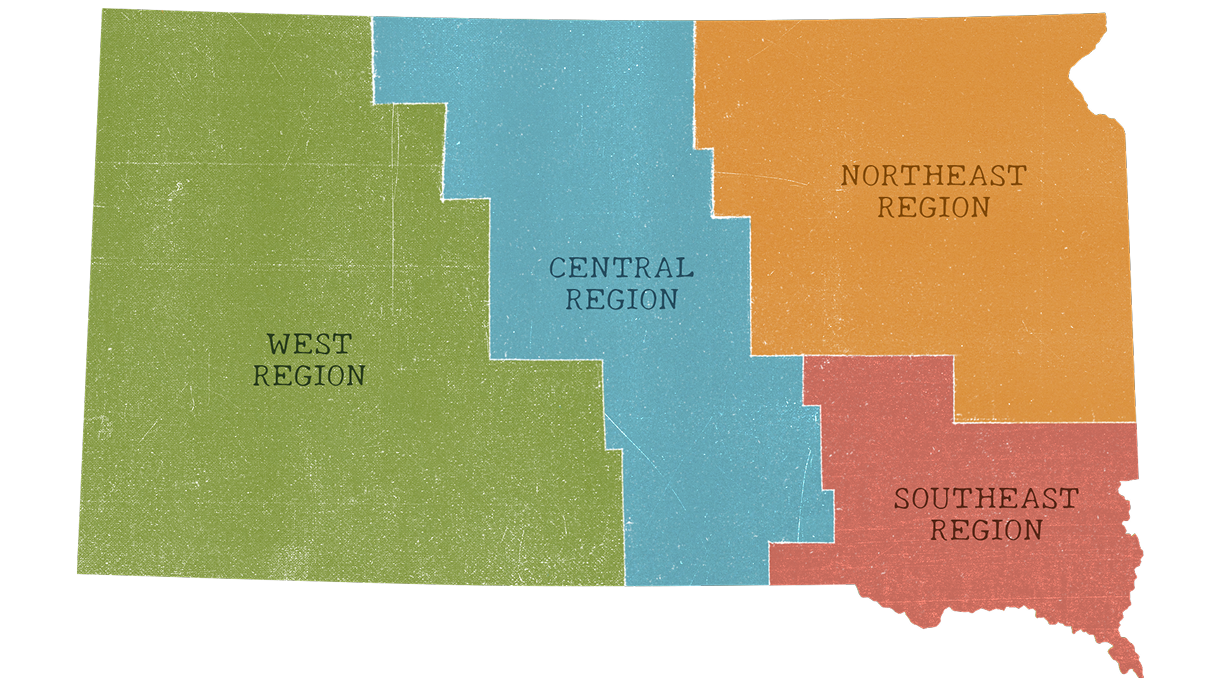 Interactive Project Map of South Dakota